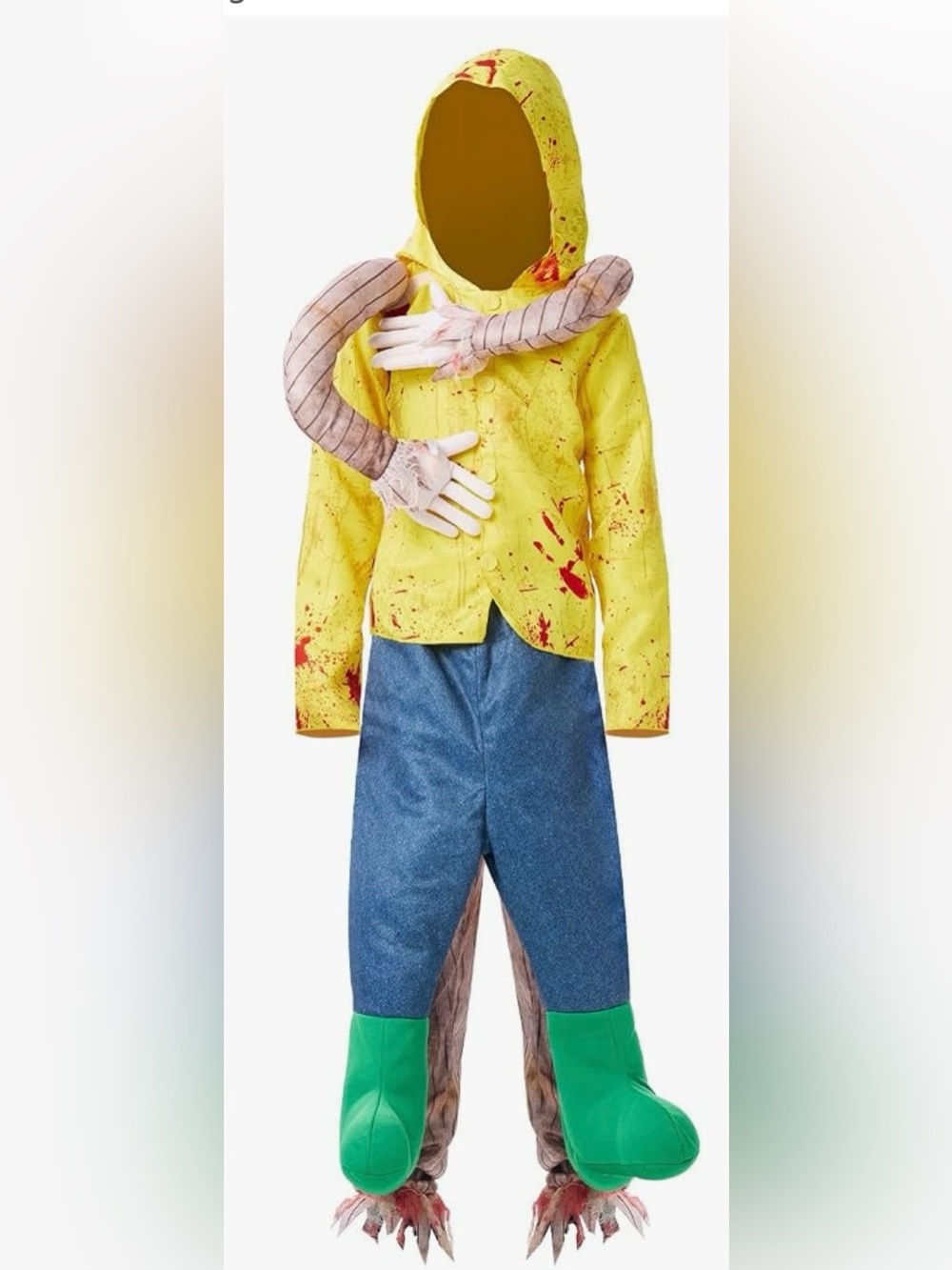 Kids Scary Zombie Halloween Costume Size 7
Bloody Monster Arms Hooded